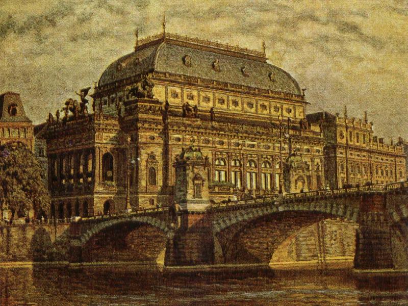 the national theatre in prague, johannes brahms